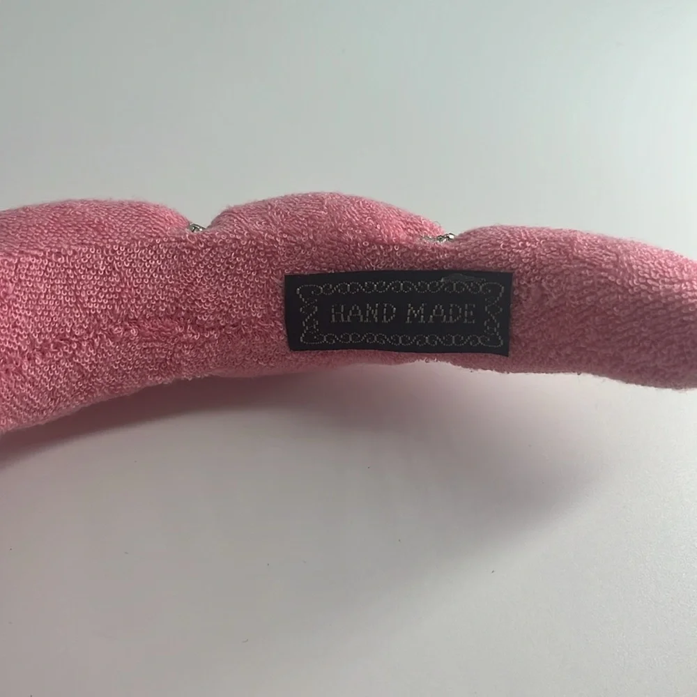 Terrycloth rhinestone headband - Picture 4 of 4